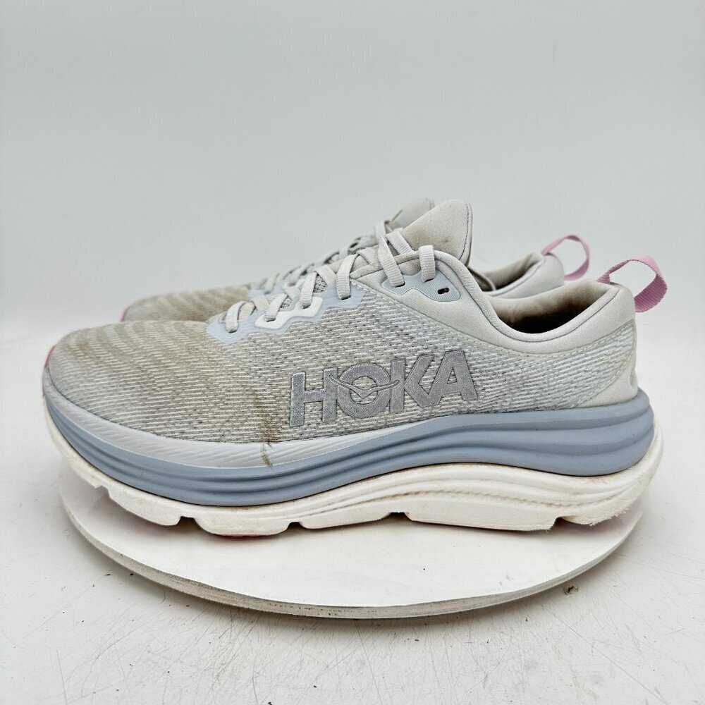 Hoka One One Gaviota 5 WIDE Women Size 11D 1134270 SCP Sea Blue Pink Shoes